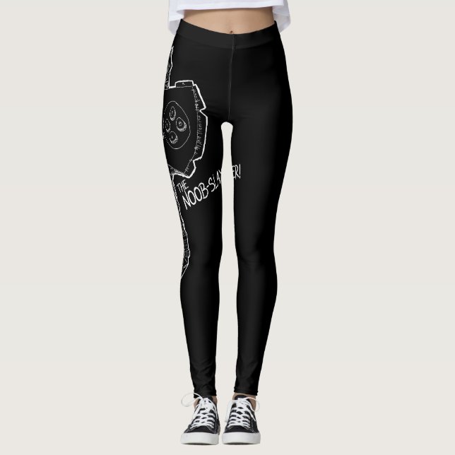 Leggings Voici, la couche de Noob ! (Devant)