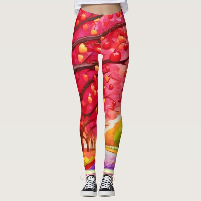Leggings Voie Cherry Tree (Devant)