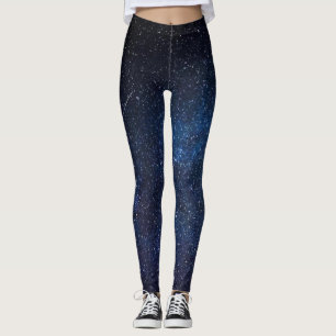 Leggings Voie Lactée Galaxie Texture