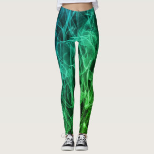 Leggings Voile comme une image de rayons X néon vert