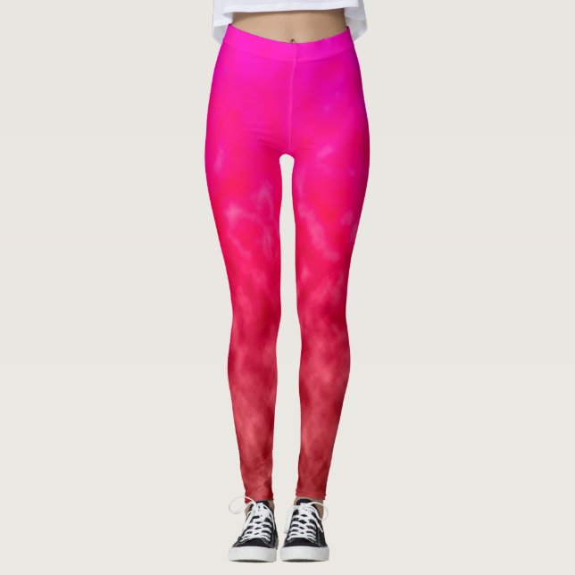 Leggings Voile de chaleur magenta (Devant)