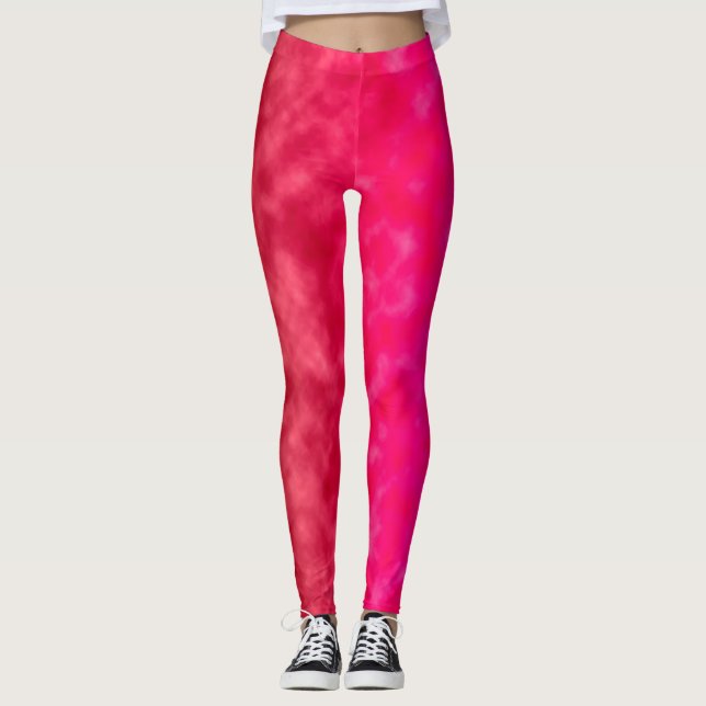 Leggings Voile de chaleur magenta (Devant)