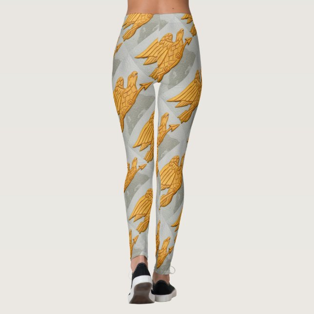 Leggings voler d'aigles d'or (Dos)