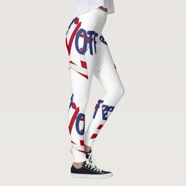 Leggings Vote Avec Coche Et Étoile (Droite)