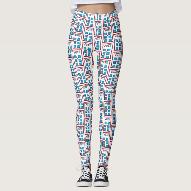 Leggings VOTE Novembre 2020 Jour de l'élection USA vote (Devant)
