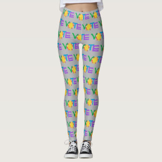 Leggings Votez Soleil / Amusement GOTV / Votez avec Soleil