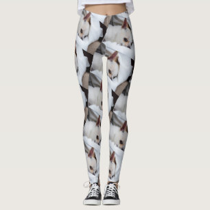 Leggings Votre chiot chien de compagnie photo personnalisée