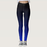 Leggings Votre couleur avec dégradé noir Ombre<br><div class="desc">Designs par Umua. Imprimé et expédié par Zazzle ou ses filiales.</div>