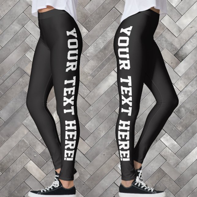 Leggings Votre texte personnalisé Concevez vos propres do-i (Custom leggings with personalized text)
