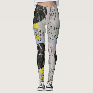Leggings Vous êtes mes guêtres de soleil