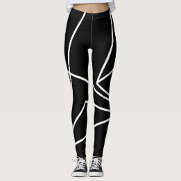 Leggings Voyage B et W de triangle