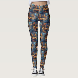 Leggings Voyage de Noël du Cocker Spaniel