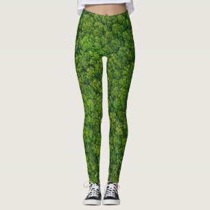 Leggings Vue aérienne sur la forêt, vue supérieure, espace