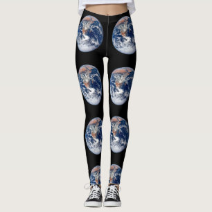 Leggings Vue de la planète Terre depuis Apollo 17