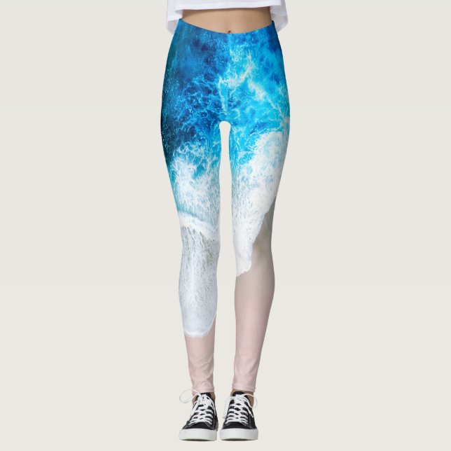 Leggings Vue plage (Devant)