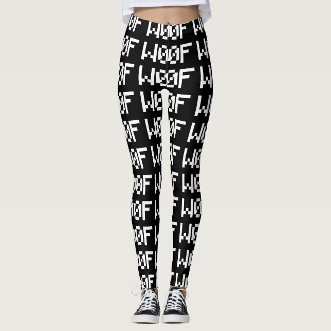 Leggings W00F [Sons animaux de léopards] (Devant)