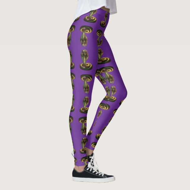Leggings Wadjet – Déesse serpent égyptienne (Droite)