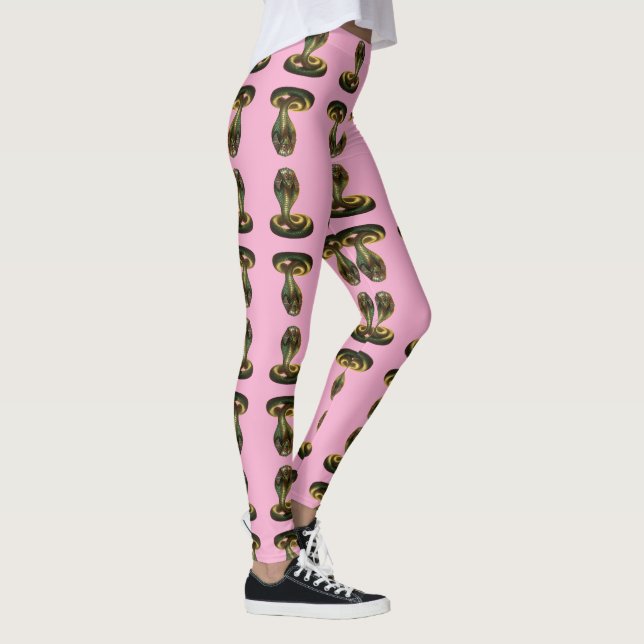Leggings Wadjet – Déesse serpent égyptienne (Droite)