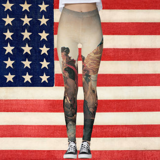 Leggings Washington traversant le Delaware par Emanuel Leut