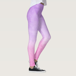 Leggings Watercolor Violet