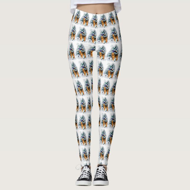 Leggings Welsh Terrier Christmas (Devant)