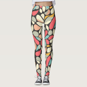 Leggings Whimsy Floral Vintage Motif