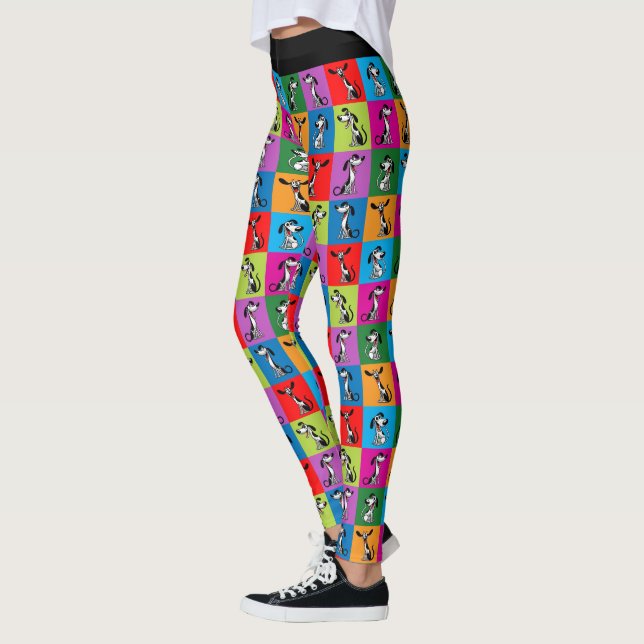 Leggings Whippet Whimsy Cosy (Gauche)
