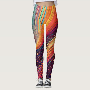 Leggings Whirlpool Abstrait