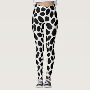 Leggings White Leopard Elégante Collection de luxe tendance