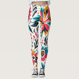 Leggings White mexican
