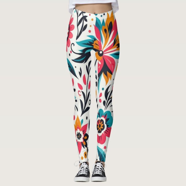 Leggings White mexican (Devant)