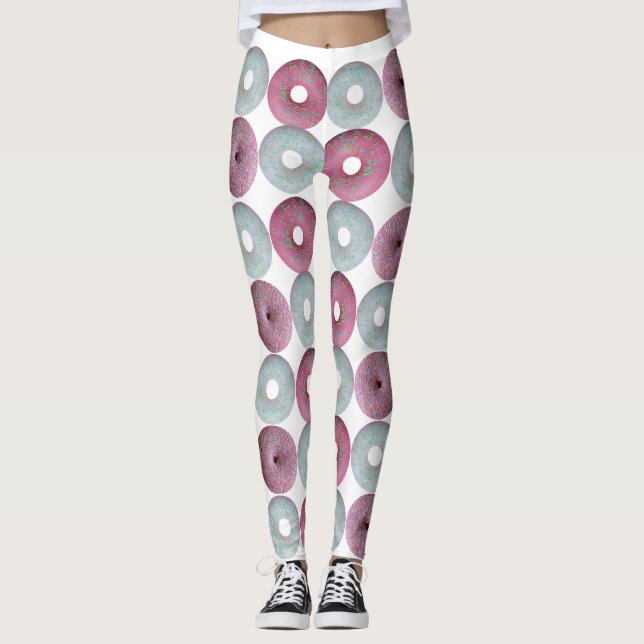 Leggings White & pink (Devant)