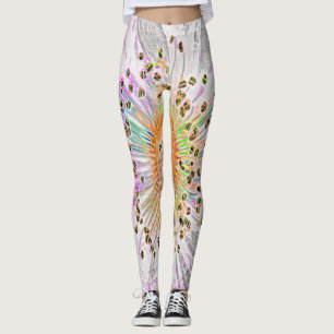 Leggings Wild Rose Design à Pastels