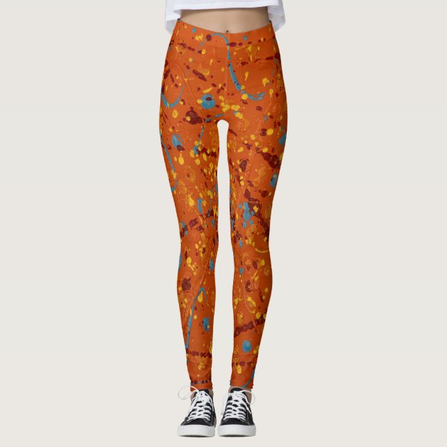 Leggings "Wilderness" Léggations amusantes (Devant)