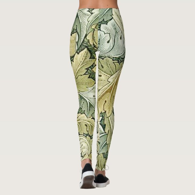 Leggings William Morris, Art nouveau, original, Agathus, pe (Dos)