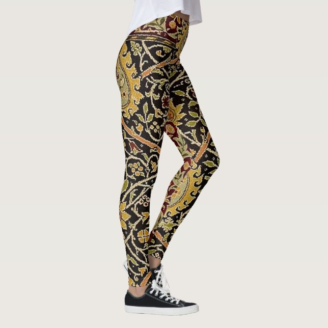 Leggings William Morris Classique Tapis Art Design d'impres (Droite)