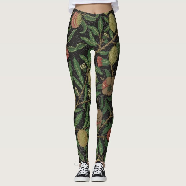 Leggings William Morris grenade classique fruits (Devant)