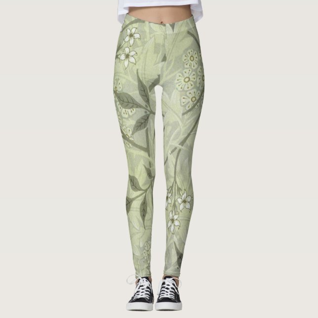 Leggings William Morris Jasmine Botanique (Devant)