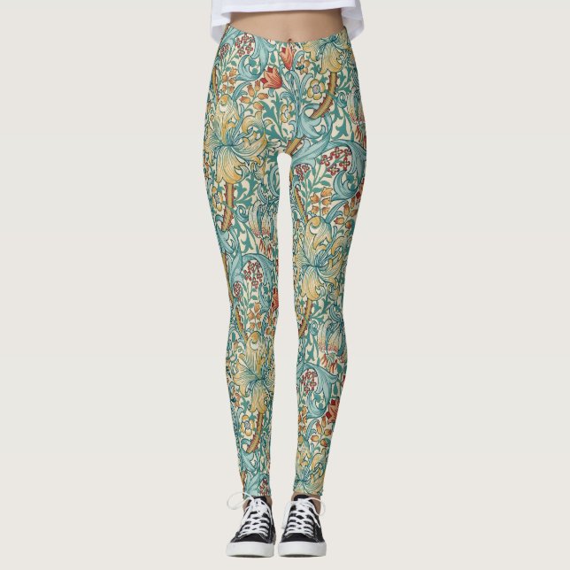 Leggings William Morris "Lily d'Or" 3 (Devant)