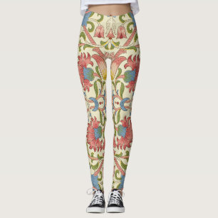 Leggings William Morris Loddon Blossom Motifs Floraux
