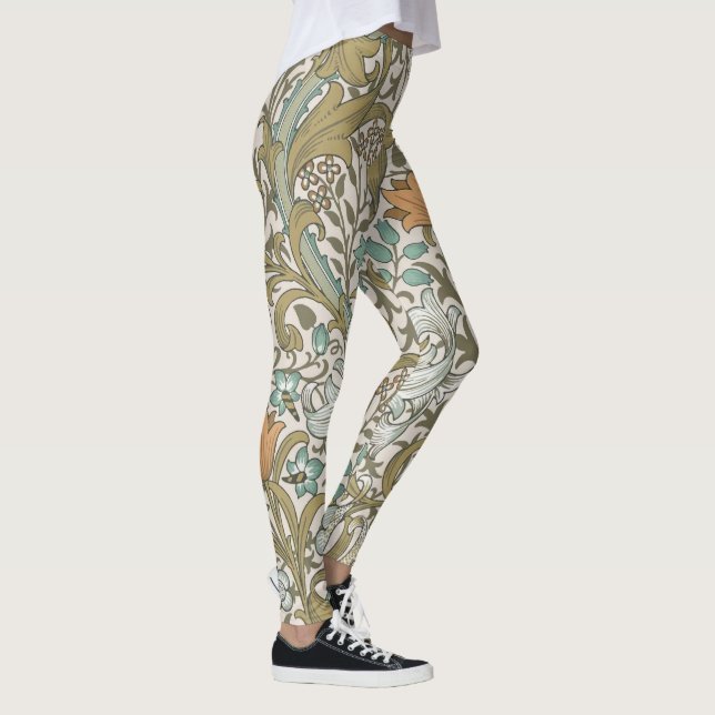 Leggings William Morris Lys Bleu Or Classique (Droite)