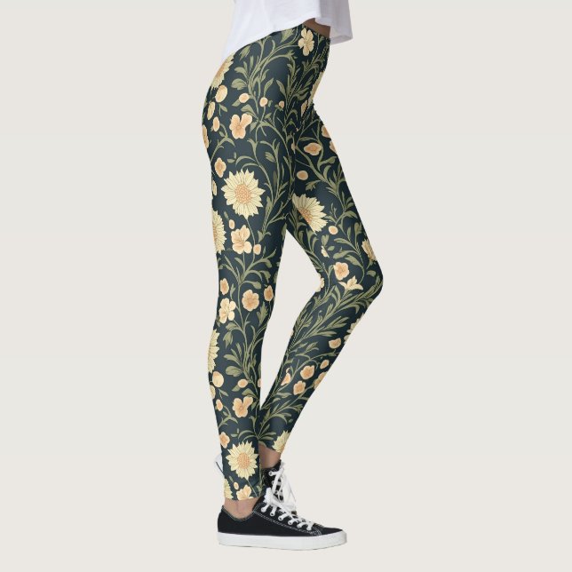 Leggings William Morris Motif (Droite)