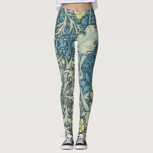 Leggings William Morris Motif d'algues