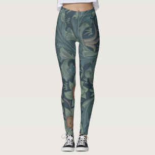 Leggings William Morris Orchard Art Motif