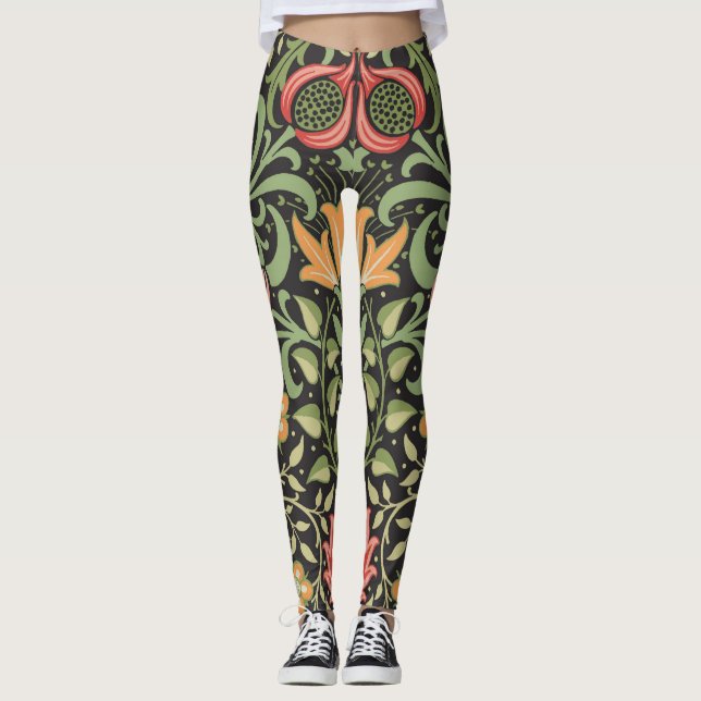 Leggings William Morris Persian Floral Antique (Devant)