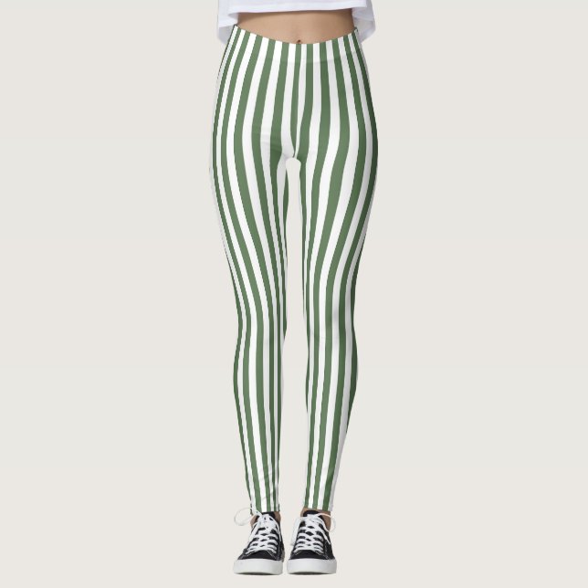 Leggings Women - Forest Green Pattern (Devant)