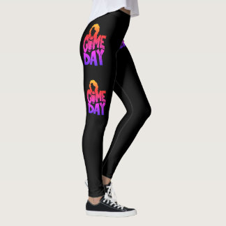 Leggings Women's Football Gameday Fiery