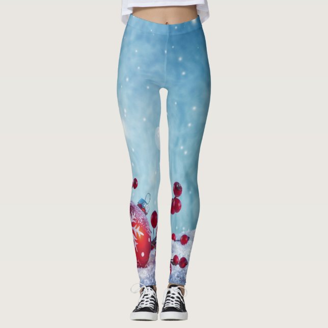 Leggings Wonderland en hiver (Devant)