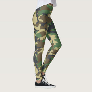 Leggings Woodlands Camouflage Outdoorsman Cadeau