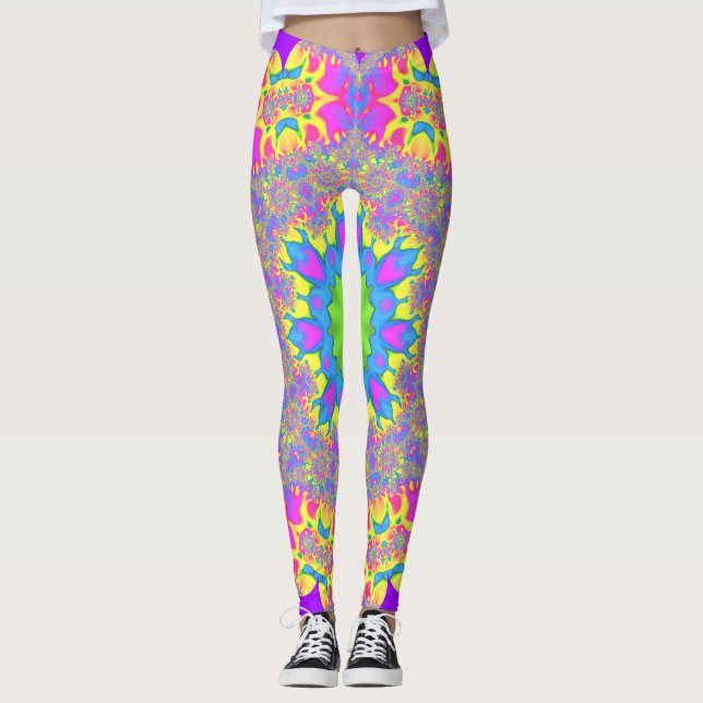 Leggings ~ WOW Multicolore Pretty Cute ~ Original (Devant)